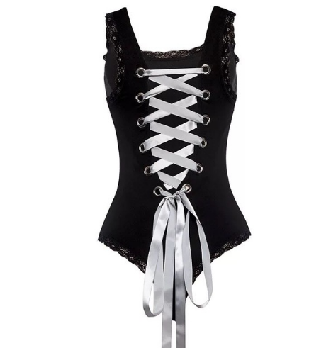 Knot Sexy Lace Patchwork One-Piece Swimsuit