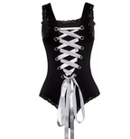 Knot Sexy Lace Patchwork One-Piece Swimsuit