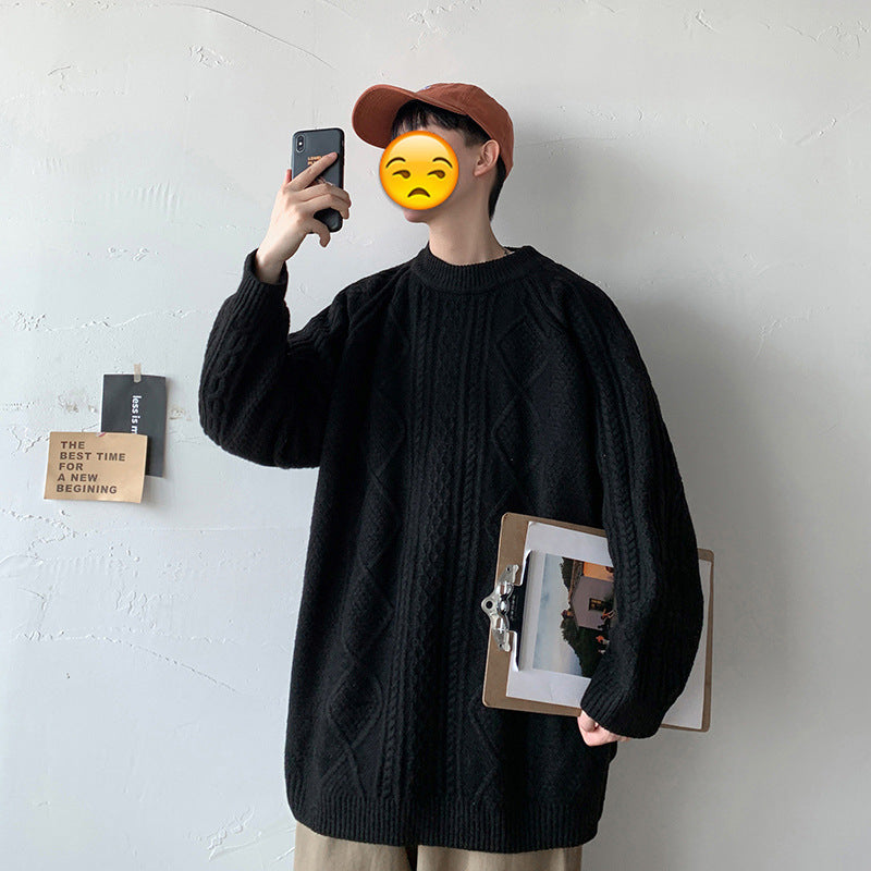 Loose Fit All-Match Lazy Wind Sweater for Boys