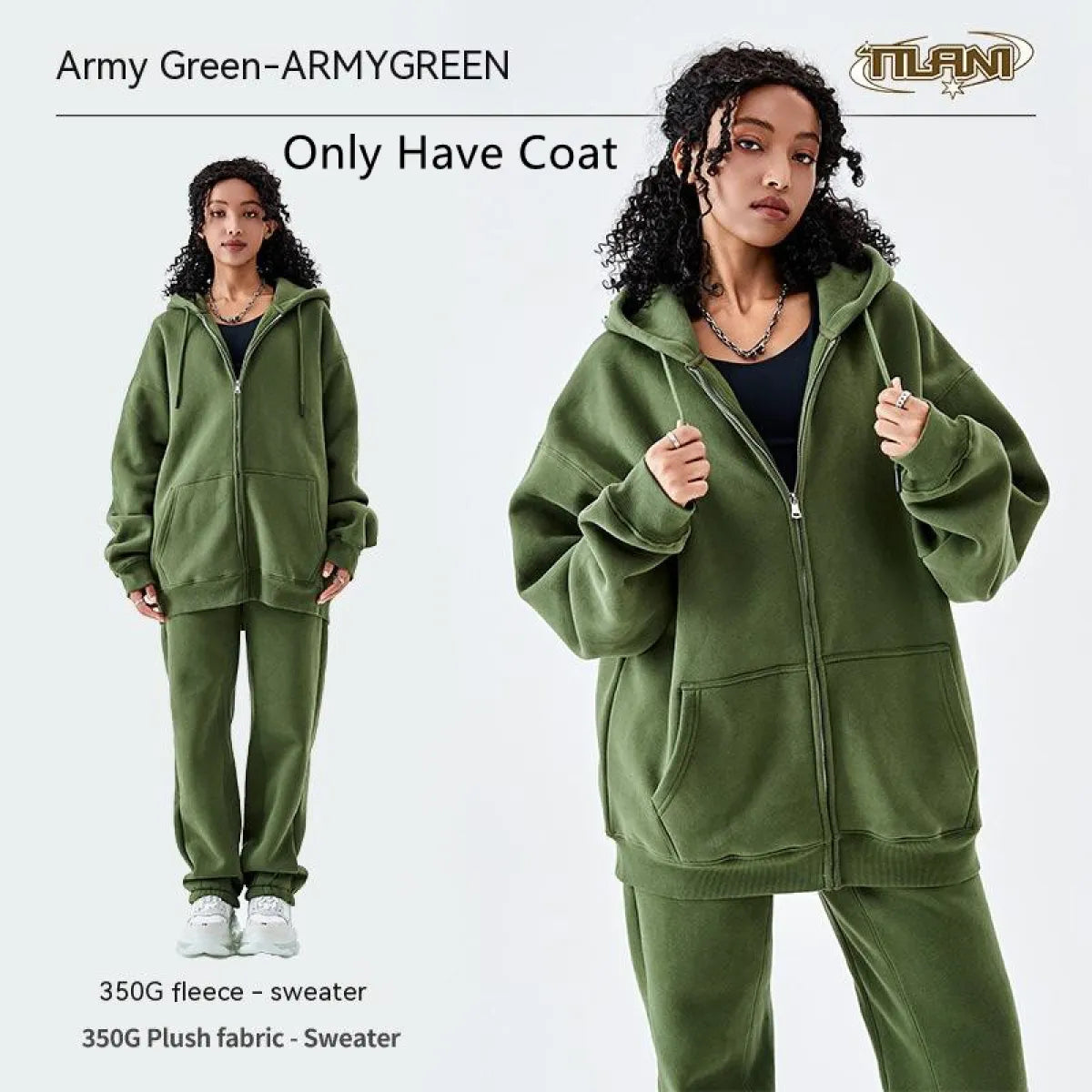 Fleece Padded Sweater