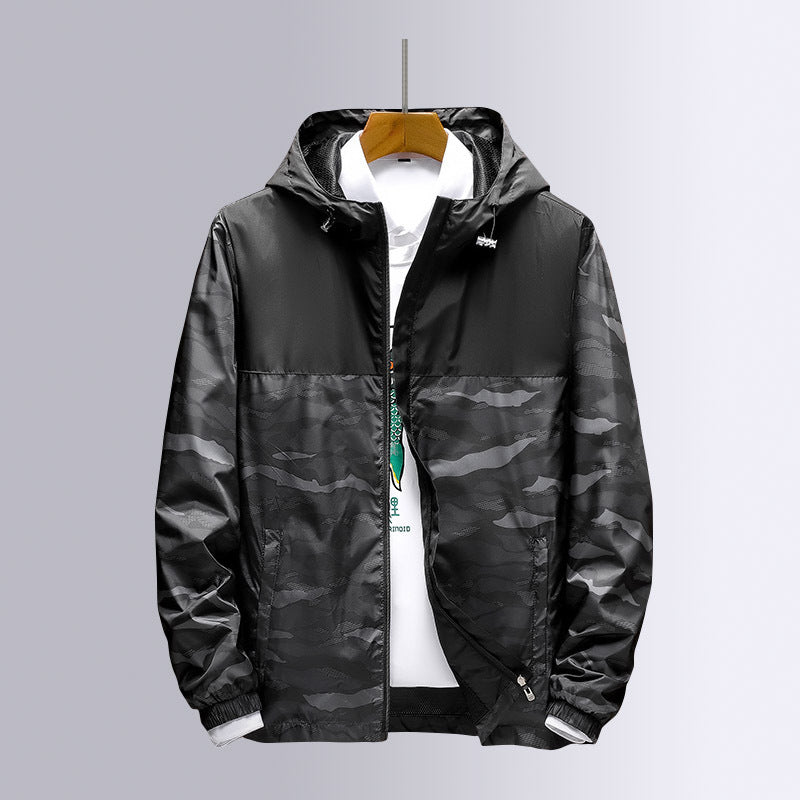 Trendy Camouflage Windbreaker Casual Sports Jacket