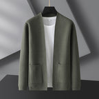 Men's Plus Size Knit Cardigan Coat
