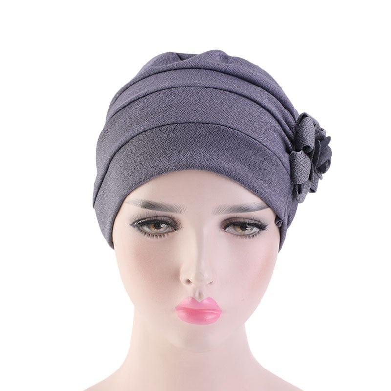 Ladies Flower Bandana Pullover Chemo Hat | Streetwear