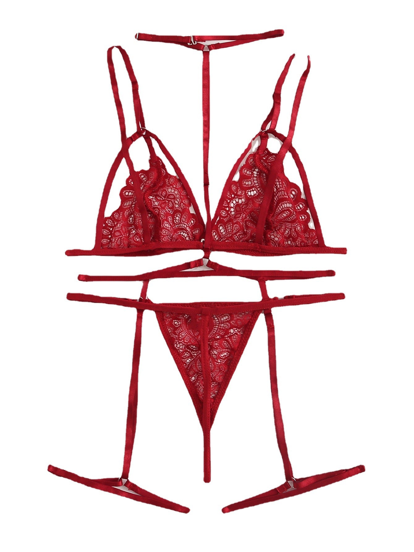 Lingerie Set with Neck and Leg Rings, Wholesale 1732