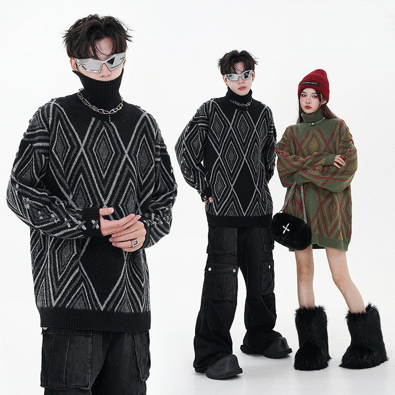 Loose Couple Sweater in Street Fashion Style