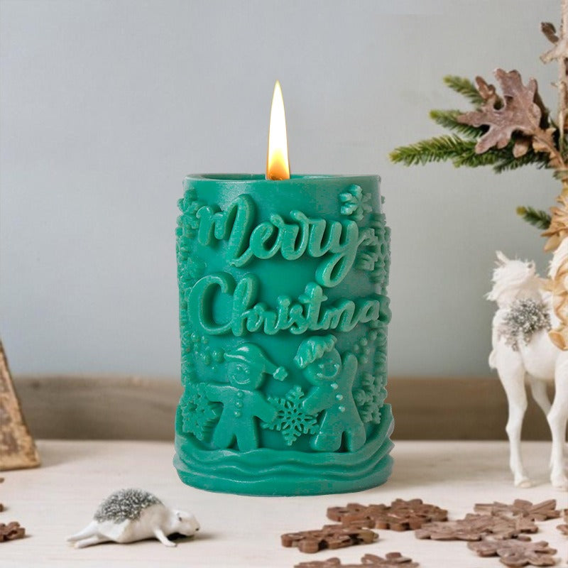 Christmas Candle Silicone Mold