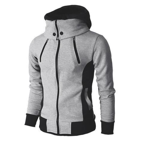 Men's Zip Up Hooded Sports Cardigan Sweatshirt Jacket | Streetwear