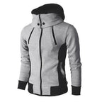 Men's Zip Up Hooded Sports Cardigan Sweatshirt Jacket | Streetwear