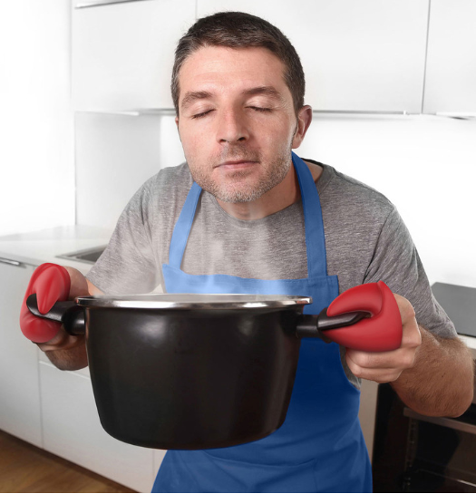 Lobster Claw Gloves - Thick Silicone Heat Resistant (Pair)