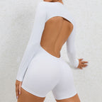 Backless High-Elastic Yoga Bodysuit for Fitness