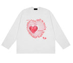 Women's Loose-Fit Thin Long Sleeve Love Sweater