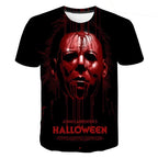 Horror Christmas Hip Hop Scene Men's Polyester T-Shirt | Streetwear