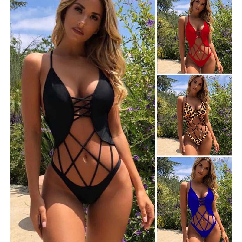 One-Piece Swimsuit and Bikini with Backless Design