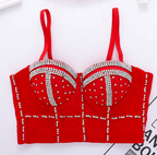 Beaded Shaping Corset Tube Top