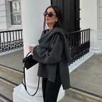 Asymmetry Chic Winter Coat