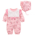 Autumn Outfit for Baby Girls - One-Piece Bodysuit