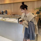 Women's Mid-Length Windbreaker Coat