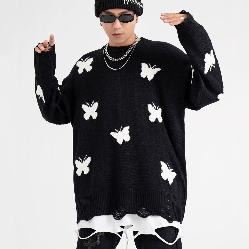 Lazy Wind Round Neck Sweater for Couples