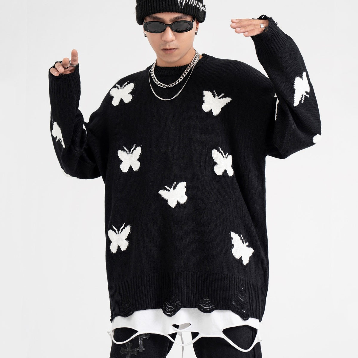 Lazy Wind Round Neck Sweater for Couples