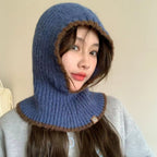 Women's Casual Knitted Wool Hat | Embroidered Cap