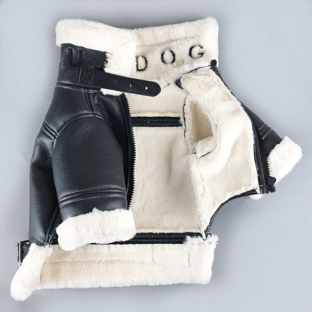 Fashionable Thick Winter Fur Coat for Dogs