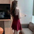 Women's Sleeveless Suspender Bodycon Dress for Summer