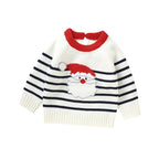 Cute Santa Claus Knitted Sweater for Babies