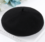 Breathable Wool Tweed Hat for Women's Casual Fashion | Embroidered Cap