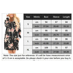 SINFEEL Autumn Fashion Floral Print Hoodie Dress for Women | Streetwear