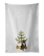 Pit Bull Brindle #2 Christmas Kitchen Towel Set of 2