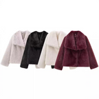French-Style Faux Fur Coat
