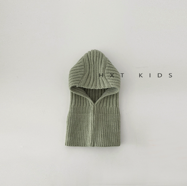 Warm Wool Neck Wrap and Hat Set | Embroidered Cap