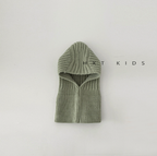Warm Wool Neck Wrap and Hat Set | Embroidered Cap