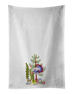 Comb Tail Betta Merry Christmas Kitchen Towel Set of 2