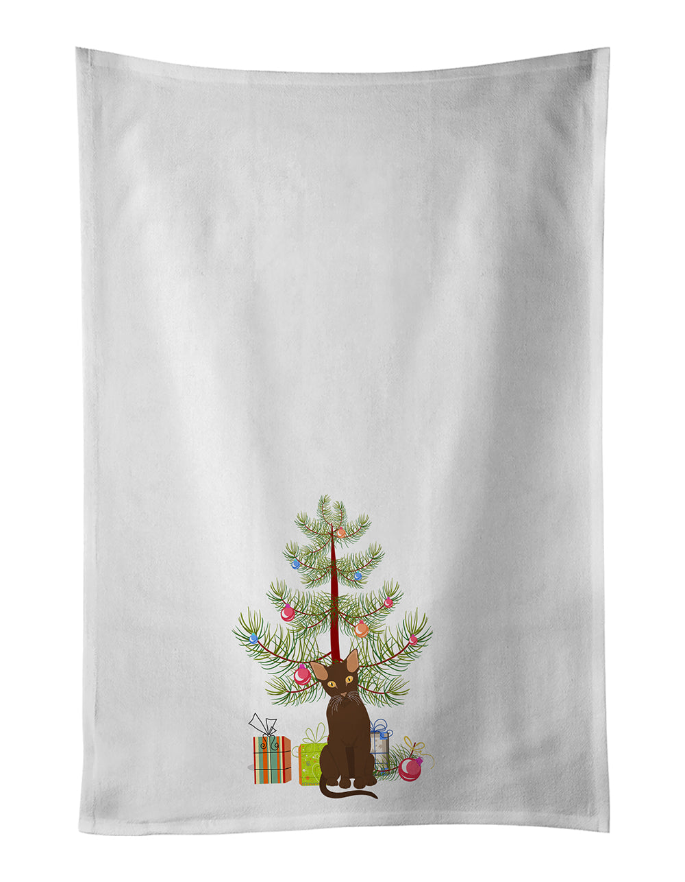 Suphalak Cat Christmas Kitchen Towel Set of 2