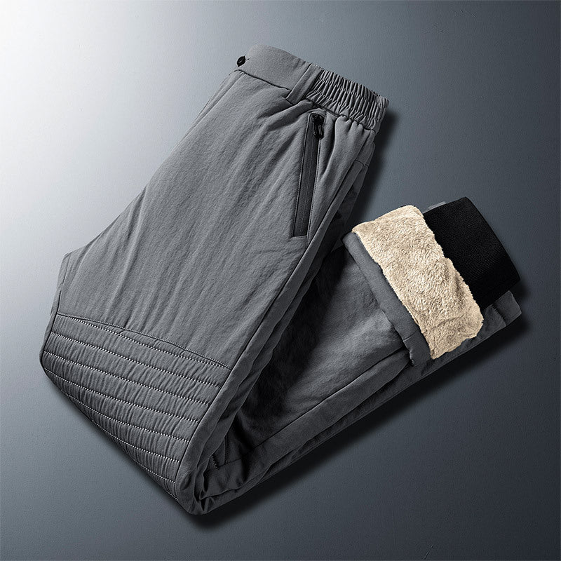 Men's Thermal Lambswool Cotton Pants for Winter