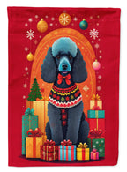 Poodle Holiday Christmas Garden Flag