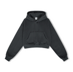 High Street Women's Short Hooded Plush Sweater