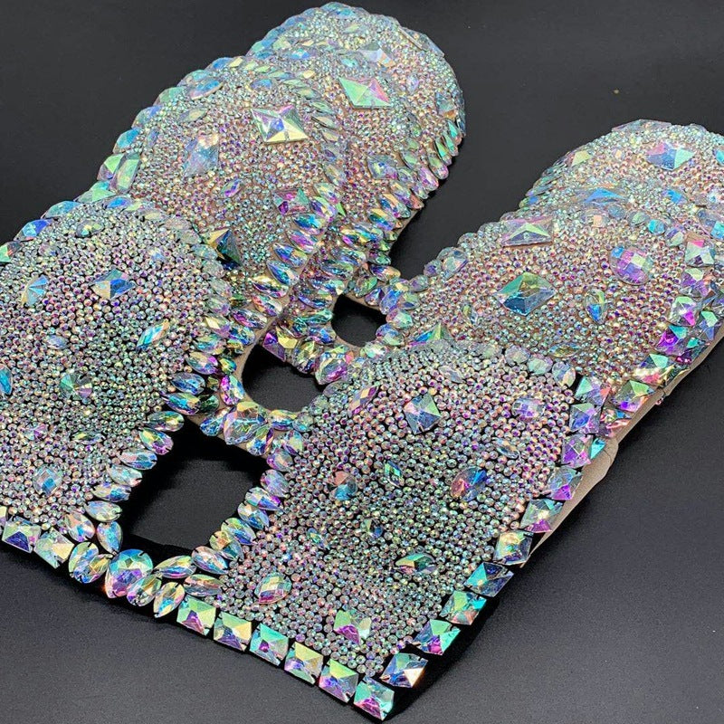 Rhinestone Embellished Bikini Top