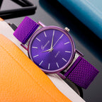 2024 New Women's Casual Quartz Mesh Dress Watch