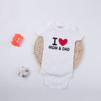 Cotton Baby Bodysuit with Triangle Print (Genuine)