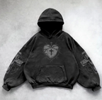 Vintage Skull Print Hoodie | Streetwear | Faith Streetwear