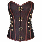 High-End Alloy Buckle Chunky Chain Corset