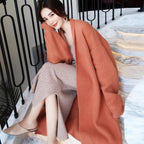 Women's Mid-Length Loose Large Sweater Coat