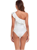 2024 Women's One-Piece Swimsuit with Ruffle Detail