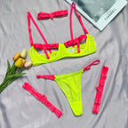 Women's Lace Sexy Lingerie Set with Bra and Panties