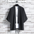 2024 Summer Men's Japanese Kimono Jacket and Shirt