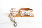 MUTTCO Christmas Pet Dog Collar and Leash Set UDC-061