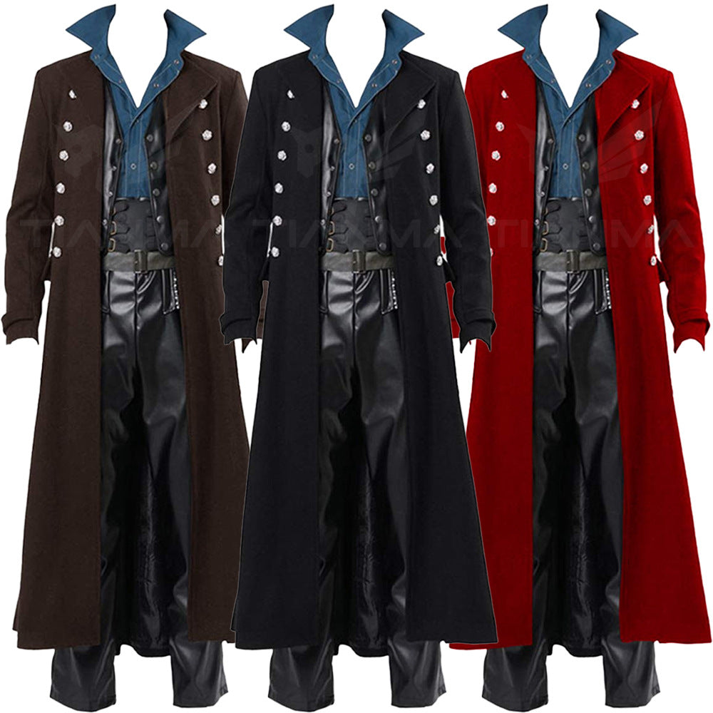 Steampunk Retro Gothic Windbreaker Coat