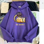 Hooded Sweater with Creative Personality Pattern